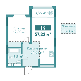 65,7 м², 30-комнатная квартира 5 400 000 ₽ - изображение 62