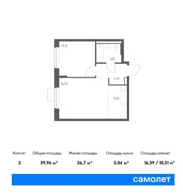 38,9 м², 1-комнатная квартира 8 195 221 ₽ - изображение 12