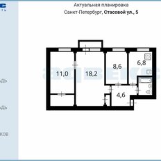 Квартира 56,2 м², 3-комнатная - изображение 2