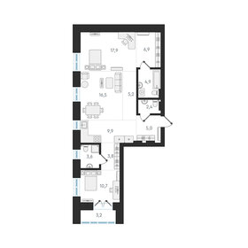 100,8 м², 3-комнатная квартира 31 000 000 ₽ - изображение 33