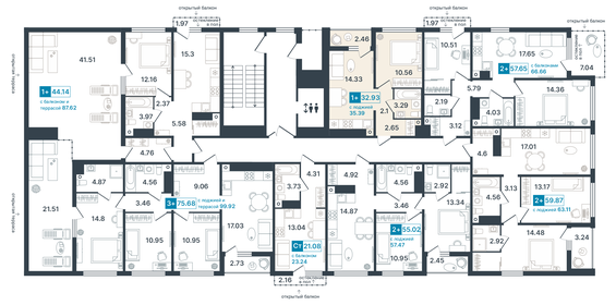 37,1 м², 1-комнатная квартира 7 290 000 ₽ - изображение 12