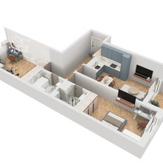 Квартира 69,4 м², 2-комнатная - изображение 3