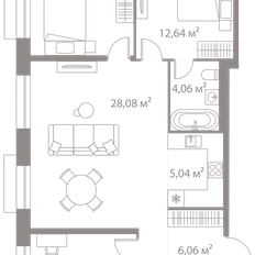 Квартира 83,1 м², 3-комнатная - изображение 2