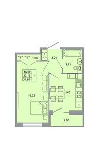 51,7 м², 2-комнатная квартира 11 900 000 ₽ - изображение 43