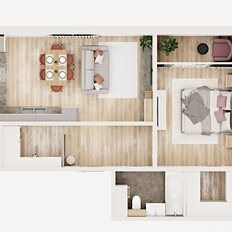 Квартира 51,9 м², 2-комнатная - изображение 3