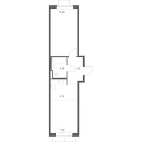 Квартира 58,7 м², 2-комнатная - изображение 1