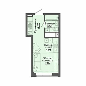 26,7 м², квартира-студия 5 300 000 ₽ - изображение 51