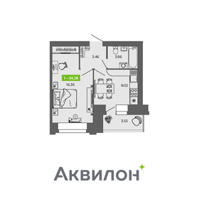 34,1 м², 1-комнатная квартира 4 174 775 ₽ - изображение 14