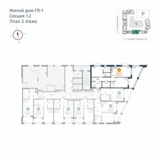 Квартира 72,7 м², 2-комнатная - изображение 2