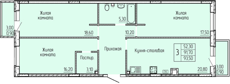 161 м², 5-комнатная квартира 17 800 000 ₽ - изображение 55