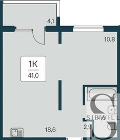 40,9 м², 1-комнатная квартира 4 900 000 ₽ - изображение 20