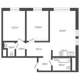 Квартира 59,6 м², 2-комнатная - изображение 3