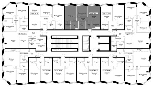 Квартира 61,8 м², 2-комнатная - изображение 2