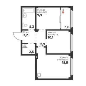 75,1 м², 3-комнатная квартира 8 490 000 ₽ - изображение 17