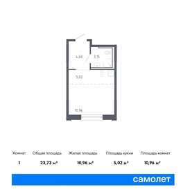 Квартира 23,7 м², студия - изображение 1