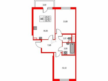 60,9 м², 2-комнатная квартира 9 600 000 ₽ - изображение 92