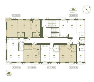 Квартира 91,8 м², 3-комнатная - изображение 1
