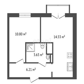 Квартира 35,2 м², 1-комнатная - изображение 1