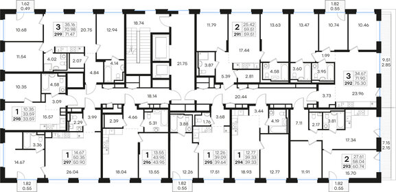 Квартира 44 м², 1-комнатная - изображение 2