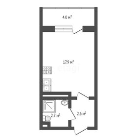 27,5 м², квартира-студия 3 713 000 ₽ - изображение 37