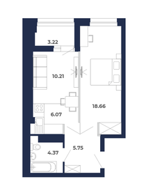 42 м², 2-комнатная квартира 3 600 000 ₽ - изображение 69