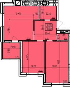 Квартира 68,6 м², 2-комнатная - изображение 2