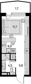 31,4 м², 1-комнатная квартира 16 719 275 ₽ - изображение 37