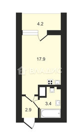 Квартира 24,2 м², студия - изображение 1