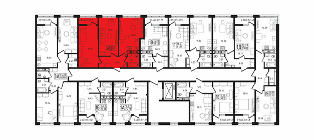51,6 м², 3-комнатная квартира 5 690 000 ₽ - изображение 65