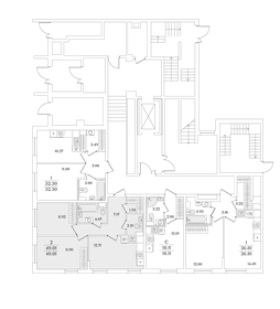 Квартира 49 м², 2-комнатная - изображение 2