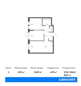 Квартира 79,2 м², 3-комнатная - изображение 1