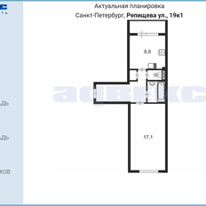 Квартира 37,8 м², 1-комнатная - изображение 2