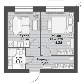 Квартира 36,7 м², 1-комнатная - изображение 1