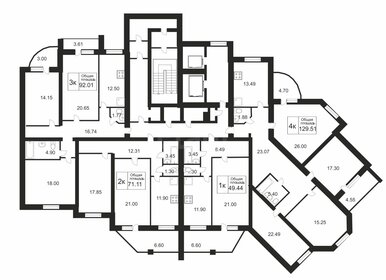 Квартира 129,2 м², 4-комнатная - изображение 4