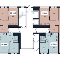 Квартира 86,5 м², 3-комнатная - изображение 2