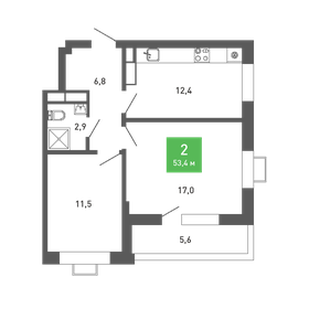 64 м², 4-комнатная квартира 4 290 000 ₽ - изображение 102