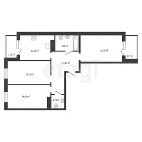 Квартира 83,3 м², 3-комнатная - изображение 1