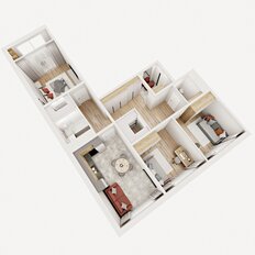 Квартира 80,5 м², 3-комнатная - изображение 4