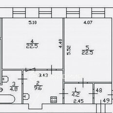 Квартира 70 м², 2-комнатная - изображение 1