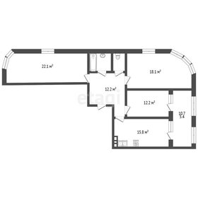Квартира 91,9 м², 3-комнатная - изображение 1