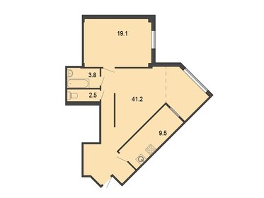 71,1 м², 2-комнатная квартира 13 500 000 ₽ - изображение 12