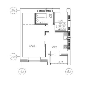 38,6 м², 1-комнатная квартира 2 900 000 ₽ - изображение 36