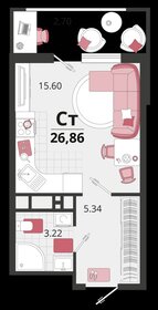 28,4 м², квартира-студия 3 900 000 ₽ - изображение 27