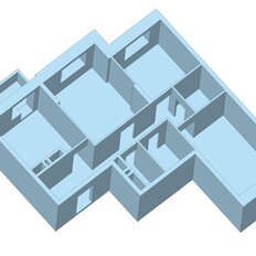 Квартира 63,8 м², 3-комнатная - изображение 1