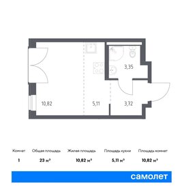 22,3 м², квартира-студия 6 784 335 ₽ - изображение 71