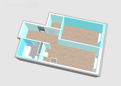 44,2 м², 2-комнатная квартира 6 400 000 ₽ - изображение 76