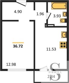 32,2 м², 1-комнатная квартира 2 900 000 ₽ - изображение 73