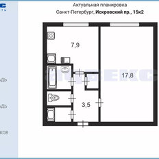 Квартира 33,6 м², 1-комнатная - изображение 2