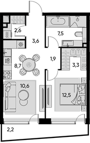56 м², 2-комнатная квартира 23 800 000 ₽ - изображение 97