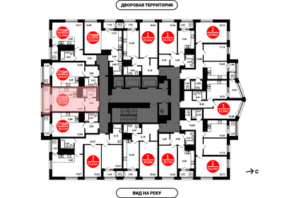 29,8 м², 1-комнатная квартира 4 020 300 ₽ - изображение 23